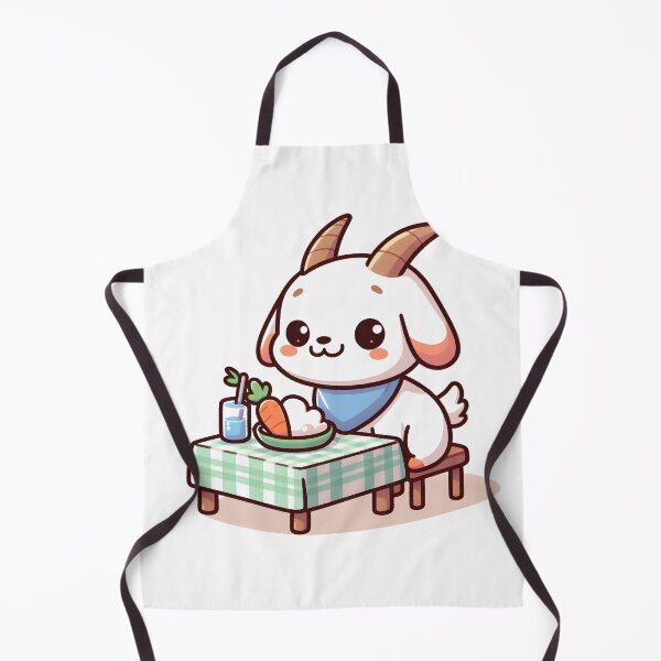 Item preview, Kawaii Goat: A Bib designed and sold by CanvasCutie.