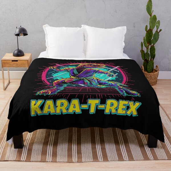 Artikelvorschau, Tyrannosaurus Rex Wortspiel-Shirt - Karate T-Rex T-Shirt entworfen und verkauft von SpecialtiesShop.
