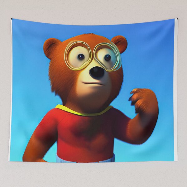 Item preview, Bear in a costume illustration designed and sold by lalylaura.