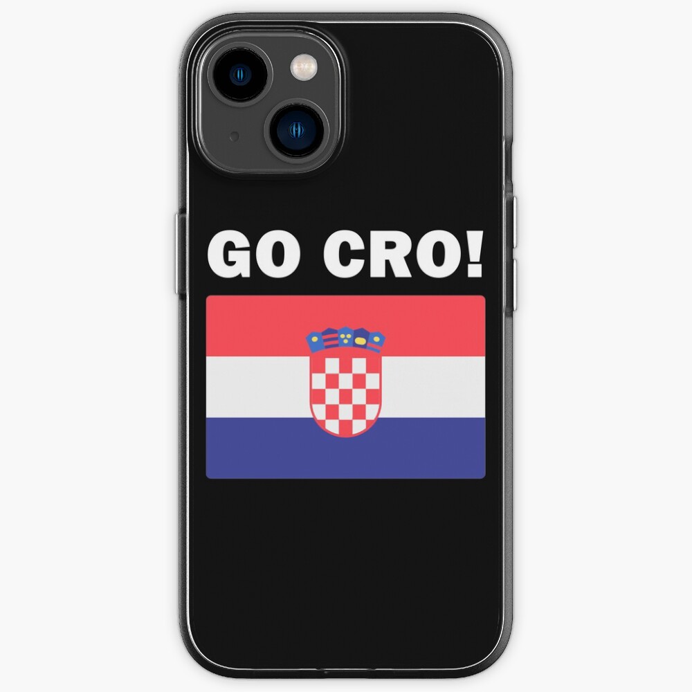 "Croatian Flag Croatia Hrvatska Split Zagreb Go Cro " iPhone Case for