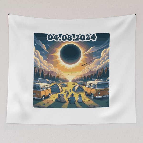 Item preview, Camping Total Solar Eclipse, Totality Eclipse Souvenir. 04.08.2024 designed and sold by ArtByKatti.