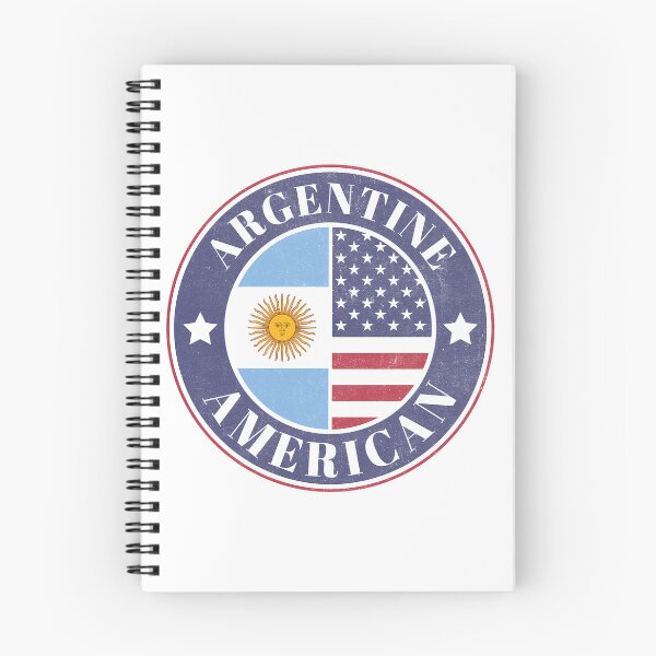 Item preview, Proud Argentine-American Badge - Argentina Flag designed and sold by chrisrivait.
