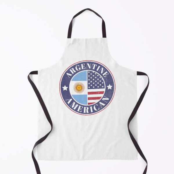 Item preview, Proud Argentine-American Badge - Argentina Flag designed and sold by chrisrivait.