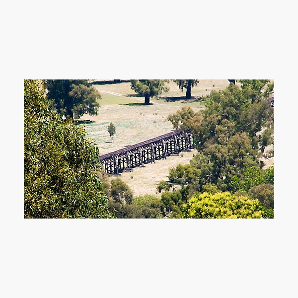 Item preview, Old Rail Bridge Gundagai N.S.W. designed and sold by Tony Waite.