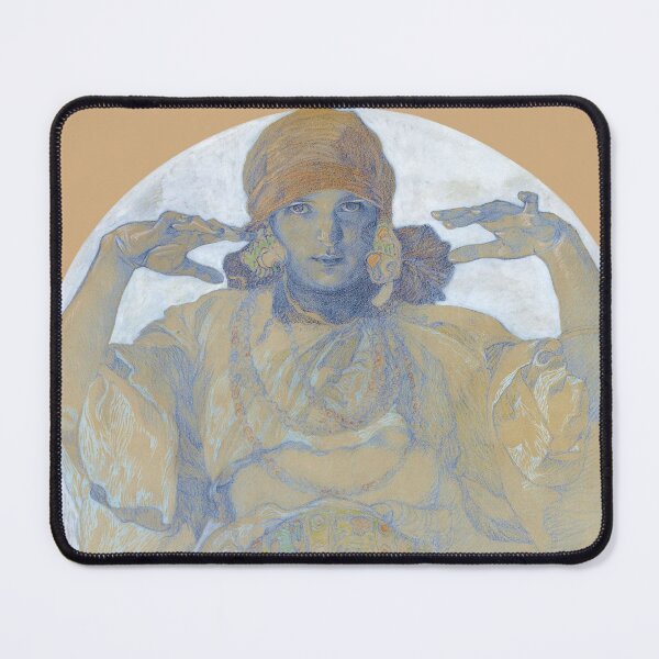 Item preview, Jaroslava Mucha (1924), by Alphonse Mucha. HIGH DEFINITION designed and sold by MINDTHECHERRY.