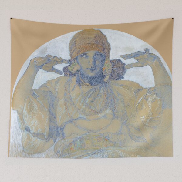 Item preview, Jaroslava Mucha (1924), by Alphonse Mucha. HIGH DEFINITION designed and sold by MINDTHECHERRY.