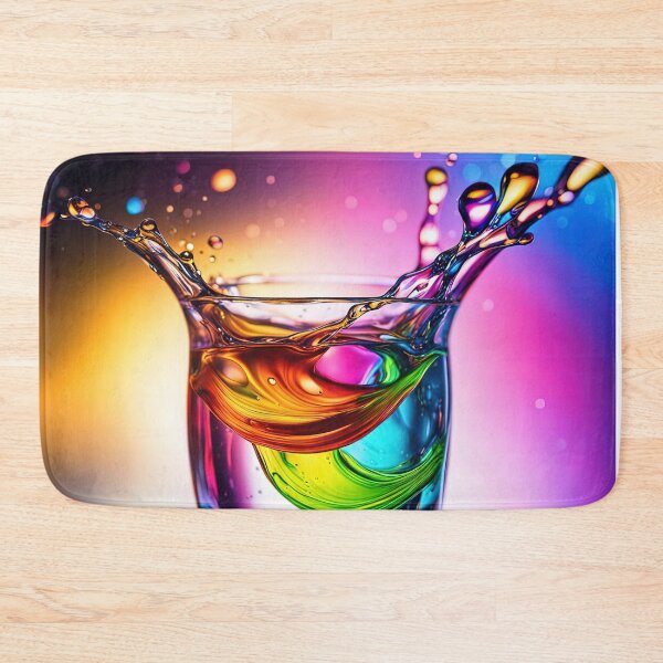 Item preview, Splashes in a colorful glass designed and sold by lalylaura.