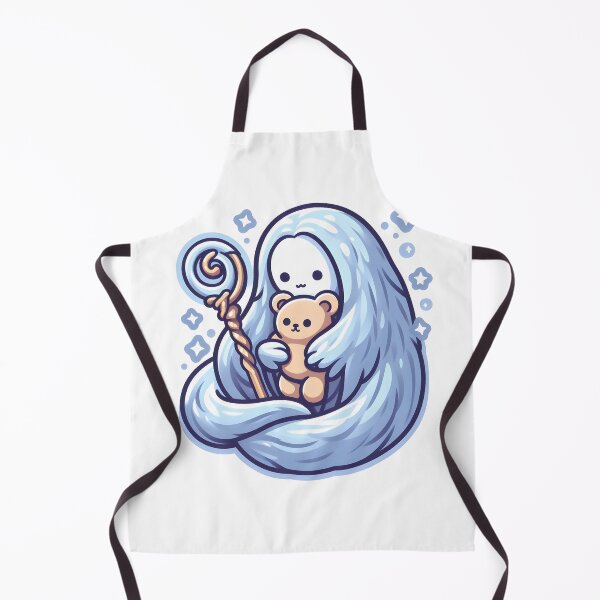 Item preview, Kawaii Banshee With A Fluffy Teddy Bear designed and sold by CanvasCutie.