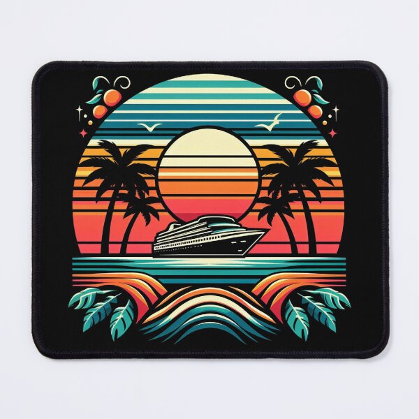 Item preview, Retro Sunset Cruise designed and sold by Tw1nsAIArt.