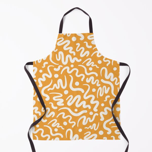 Item preview, Abstract Organic Shapes Pattern Yellow designed and sold by PAPER MOON art & design.