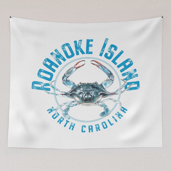 Item preview, Roanoke Island North Carolina Blue Crab Design designed and sold by Futurebeachbum.