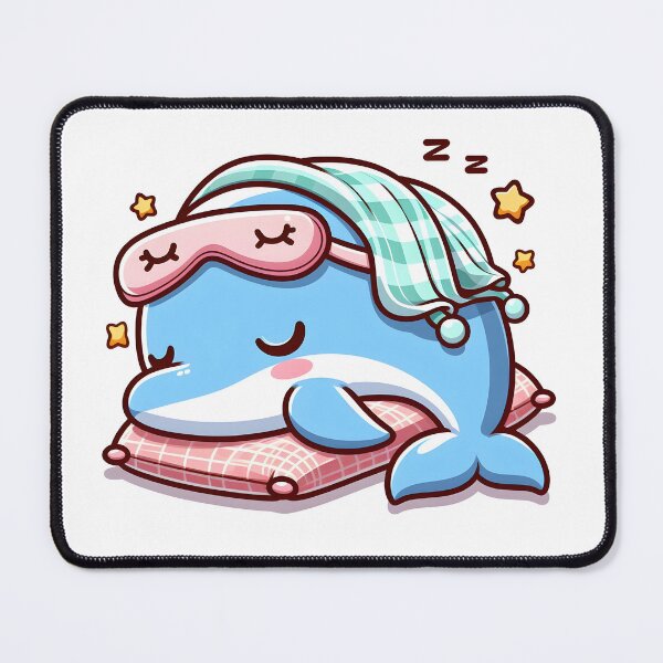 Item preview, Kawaii Sleeping Dolphin designed and sold by CanvasCutie.