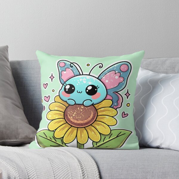 Item preview, Butterfly and Sunflower  designed and sold by Kiskadee-Draw.