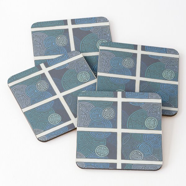 Item preview, Panels of Blue Circles designed and sold by XopherBograt.