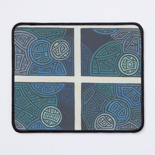 Item preview, Panels of Blue Circles designed and sold by XopherBograt.