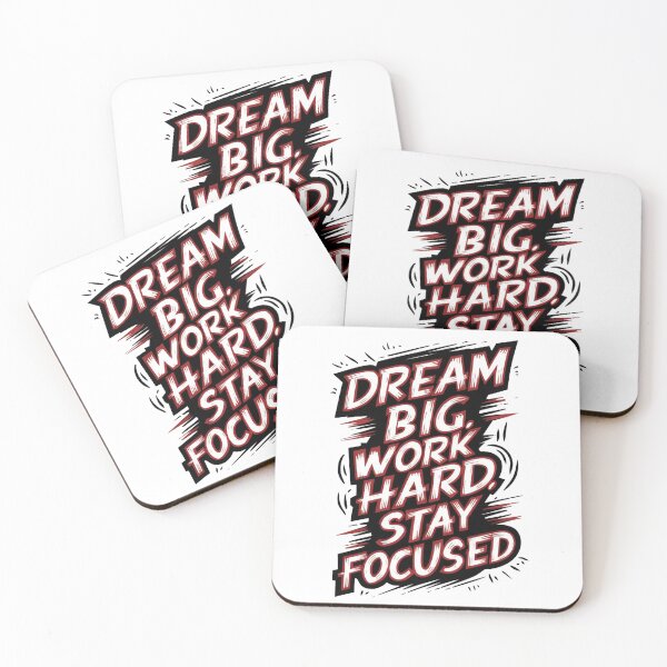 Item preview, Dream Big Work Hard Stay Focused designed and sold by Krieghorn.