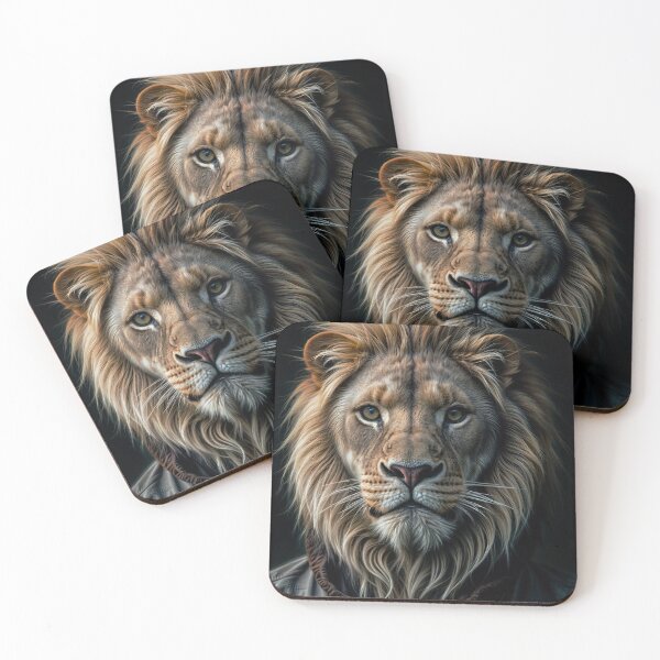 Item preview, Regal Lion in Leather designed and sold by oreundici.