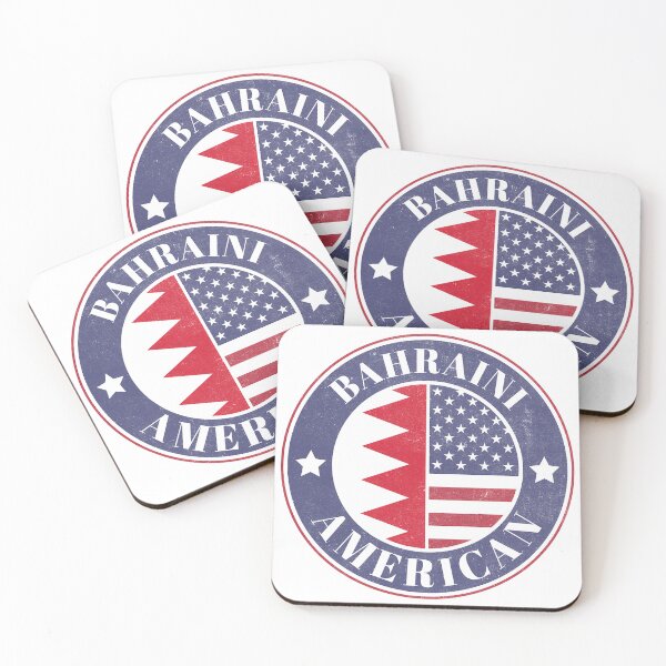 Item preview, Proud Bahraini-American Badge - Bahrain Flag designed and sold by chrisrivait.