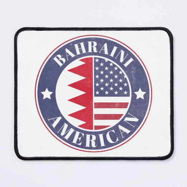 Item preview, Proud Bahraini-American Badge - Bahrain Flag designed and sold by chrisrivait.