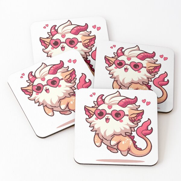 Item preview, Kawaii Hopeful Chimera: Heart-Shaped Glasses designed and sold by CanvasCutie.