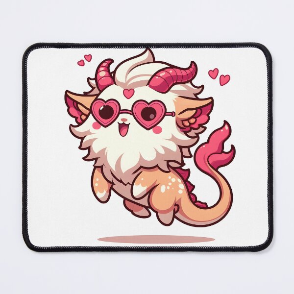 Item preview, Kawaii Hopeful Chimera: Heart-Shaped Glasses designed and sold by CanvasCutie.