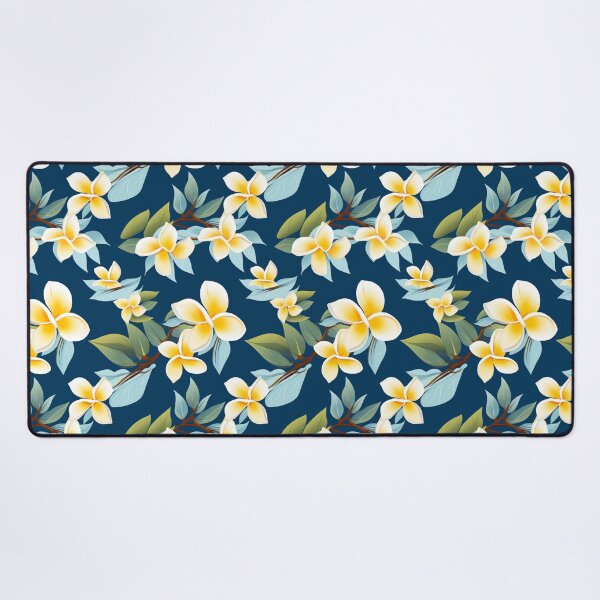 Item preview, Tropical Plumeria Flower Design, Summer Botanical Print designed and sold by madtoyman.