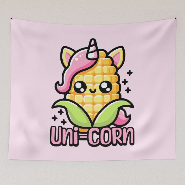 Item preview, Uni-Corn! Cute Unicorn Horn Corn Pun designed and sold by PMCreative.