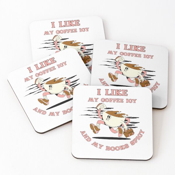 Item preview, I Like My Coffee Icy And My Books Spicy designed and sold by ZIZZO 22.