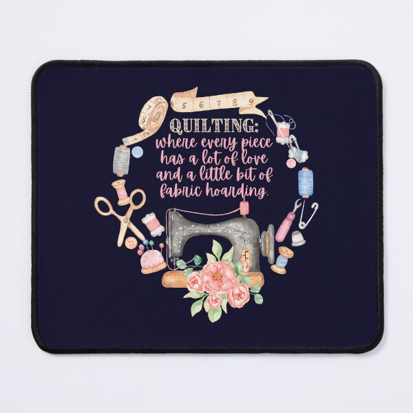 Item preview, Quilting Quilter Funny Sewing Fabric Hoarding designed and sold by SunfullyYours.