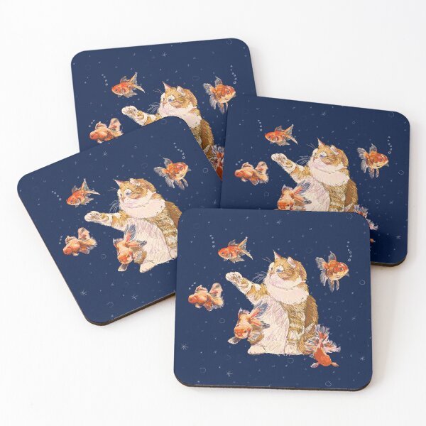 Item preview, Goldfish Cat designed and sold by okaymoose.
