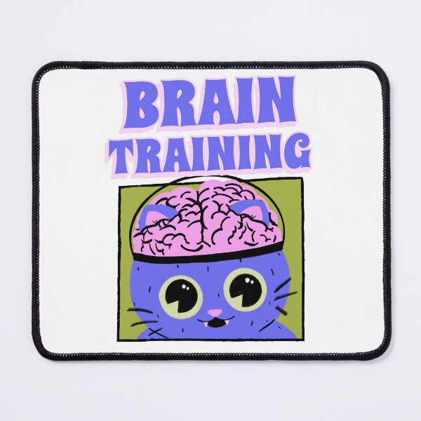 Item preview, BRAIN TRAINING CAT designed and sold by LovePeaceShop.