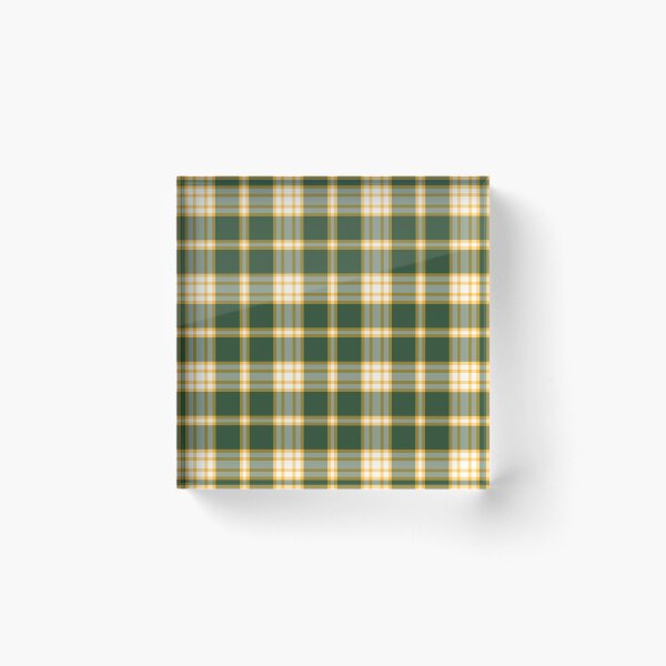 Item preview, Dark Green and Yellow Gold Sporty Plaid Pattern designed and sold by plaidwerx.