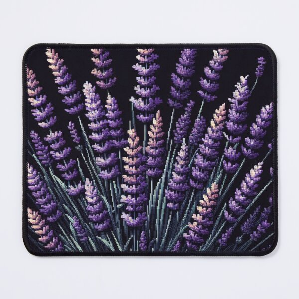 Item preview, watercolor nature, Lavande, watercolor floral, black background designed and sold by asbno19.