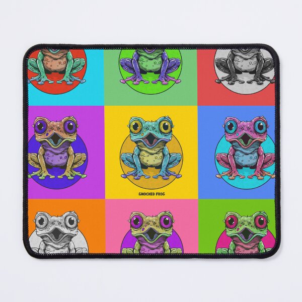 Item preview, Shocked Frog Goes Pop Illustrated designed and sold by Cult23.
