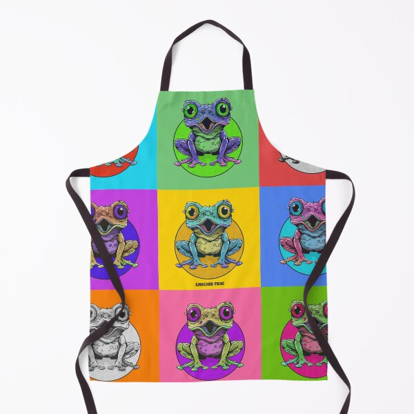 Item preview, Shocked Frog Goes Pop Illustrated designed and sold by Cult23.