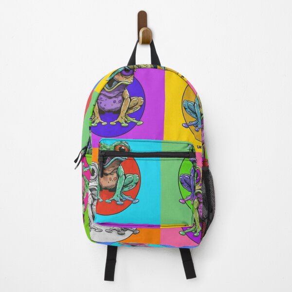 Item preview, Shocked Frog Goes Pop Illustrated designed and sold by Cult23.