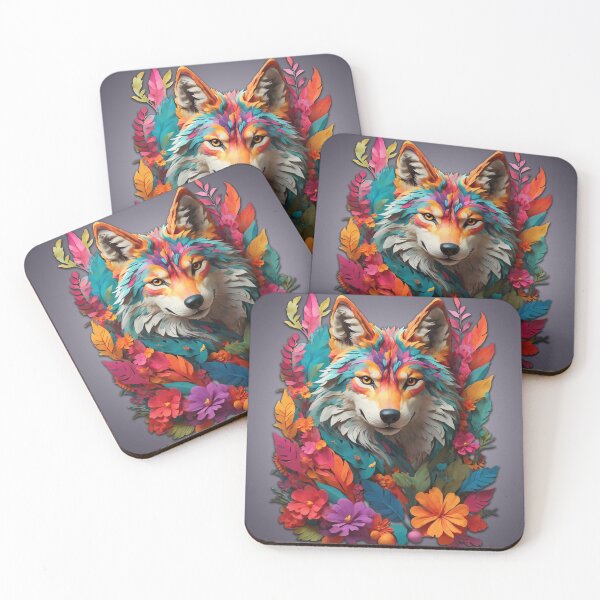 Item preview, Colorful Rainbow Fox  designed and sold by Eva Nev.