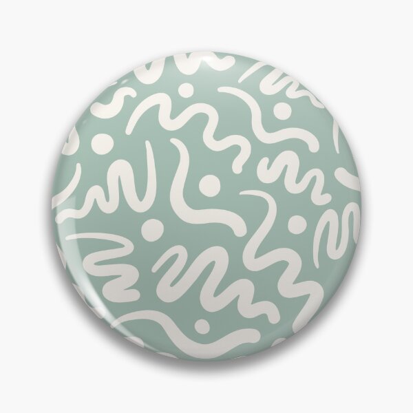 Item preview, Abstract Organic Shapes Pattern Green designed and sold by PAPER MOON art & design.