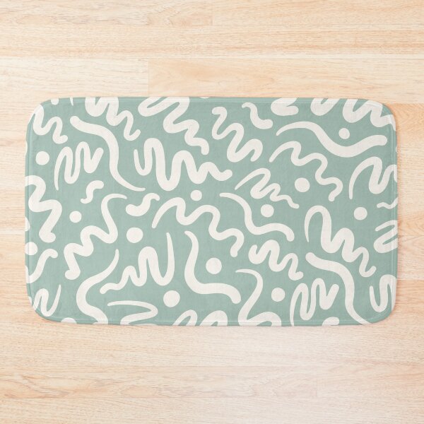 Item preview, Abstract Organic Shapes Pattern Green designed and sold by PAPER MOON art & design.