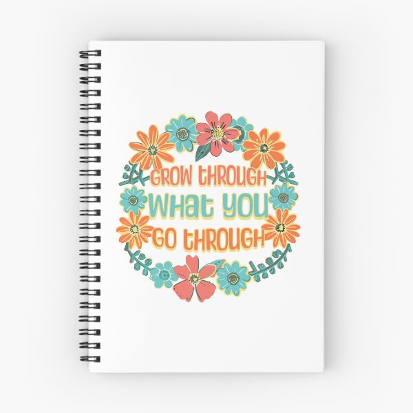 Item preview, Grow Through What You Go Through! Inspirational Flower designed and sold by PMCreative.
