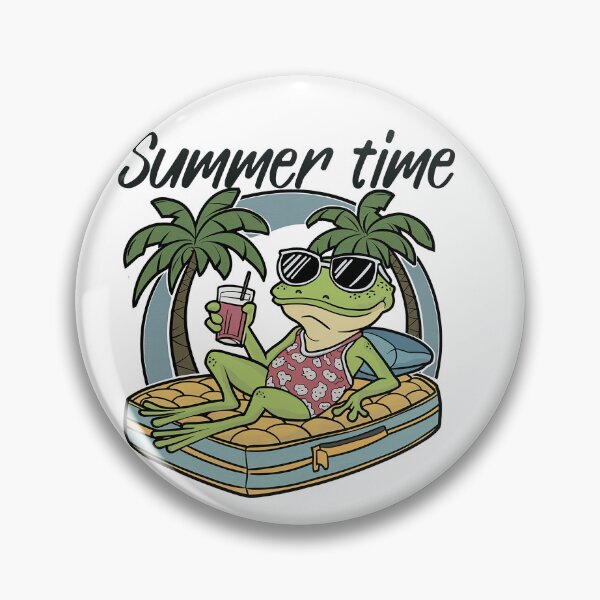 Item preview, Summer time frog chilling time designed and sold by Balpa.