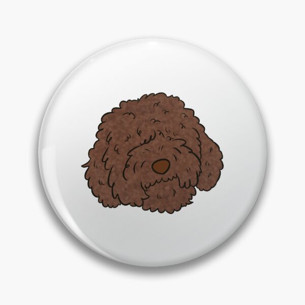 Item preview, Spanish water dog face designed and sold by Yaragold.
