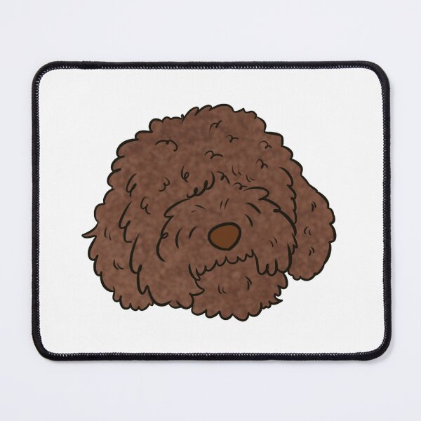 Item preview, Spanish water dog face designed and sold by Yaragold.