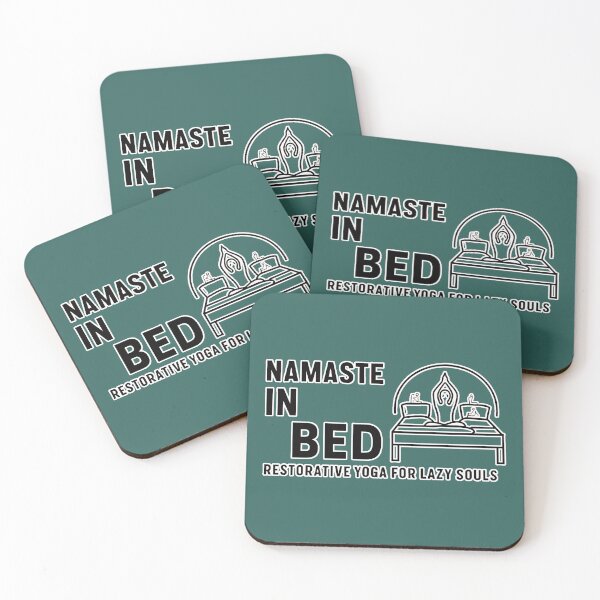Item preview, Namaste in Bed: Restorative Yoga for Lazy Souls Poster designed and sold by MillennialVibe.