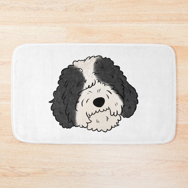 Item preview, Spanish water dog face designed and sold by Yaragold.