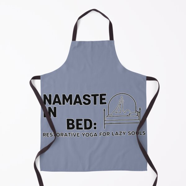 Item preview, Namaste in Bed: Lazy Soul Yoga Poster designed and sold by MillennialVibe.