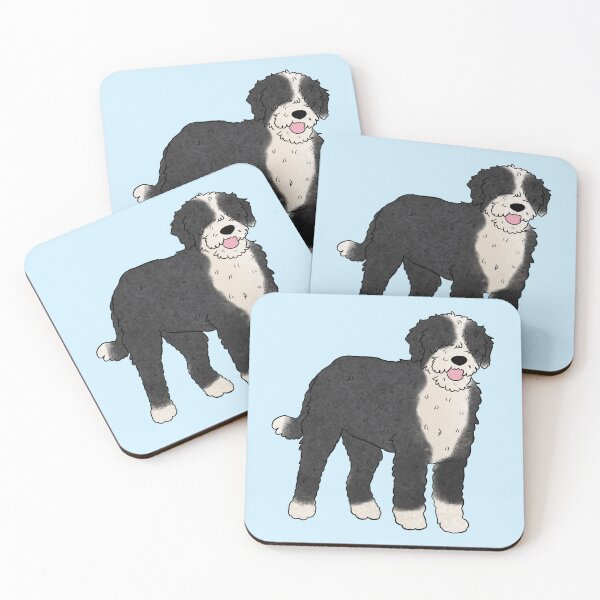 Item preview, Spanish water dog art designed and sold by Yaragold.