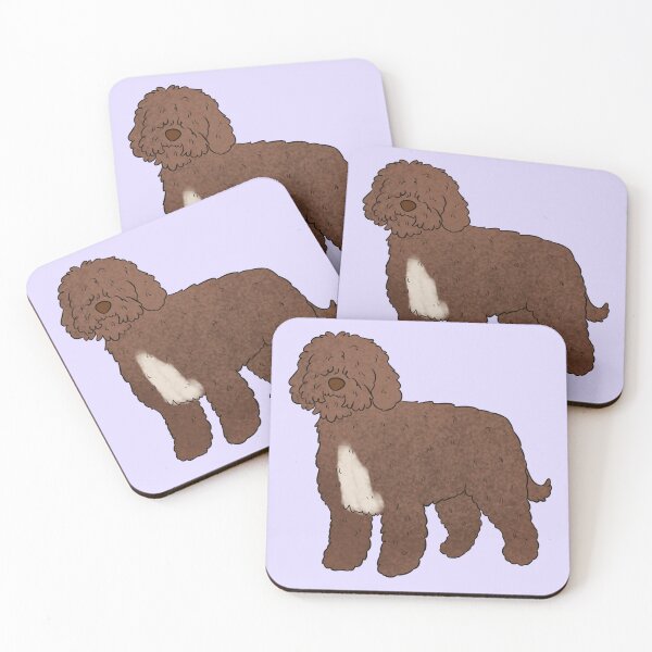Item preview, Cute Spanish water dog art designed and sold by Yaragold.