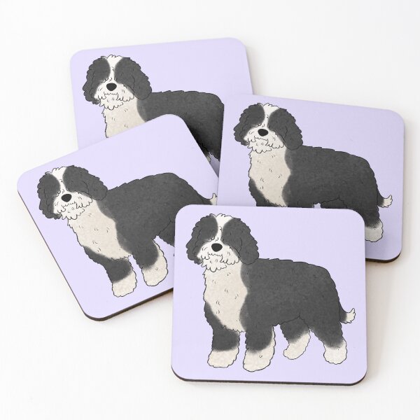 Item preview, Cute Spanish water dog art designed and sold by Yaragold.