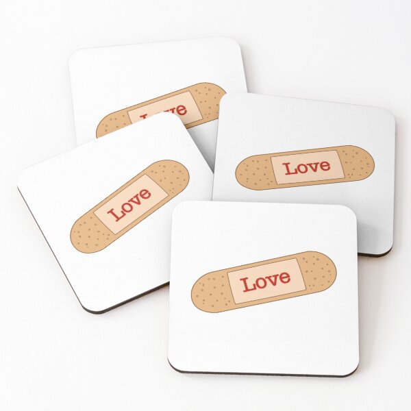 Item preview, love plaster bandage, beige and red  designed and sold by creattion.
